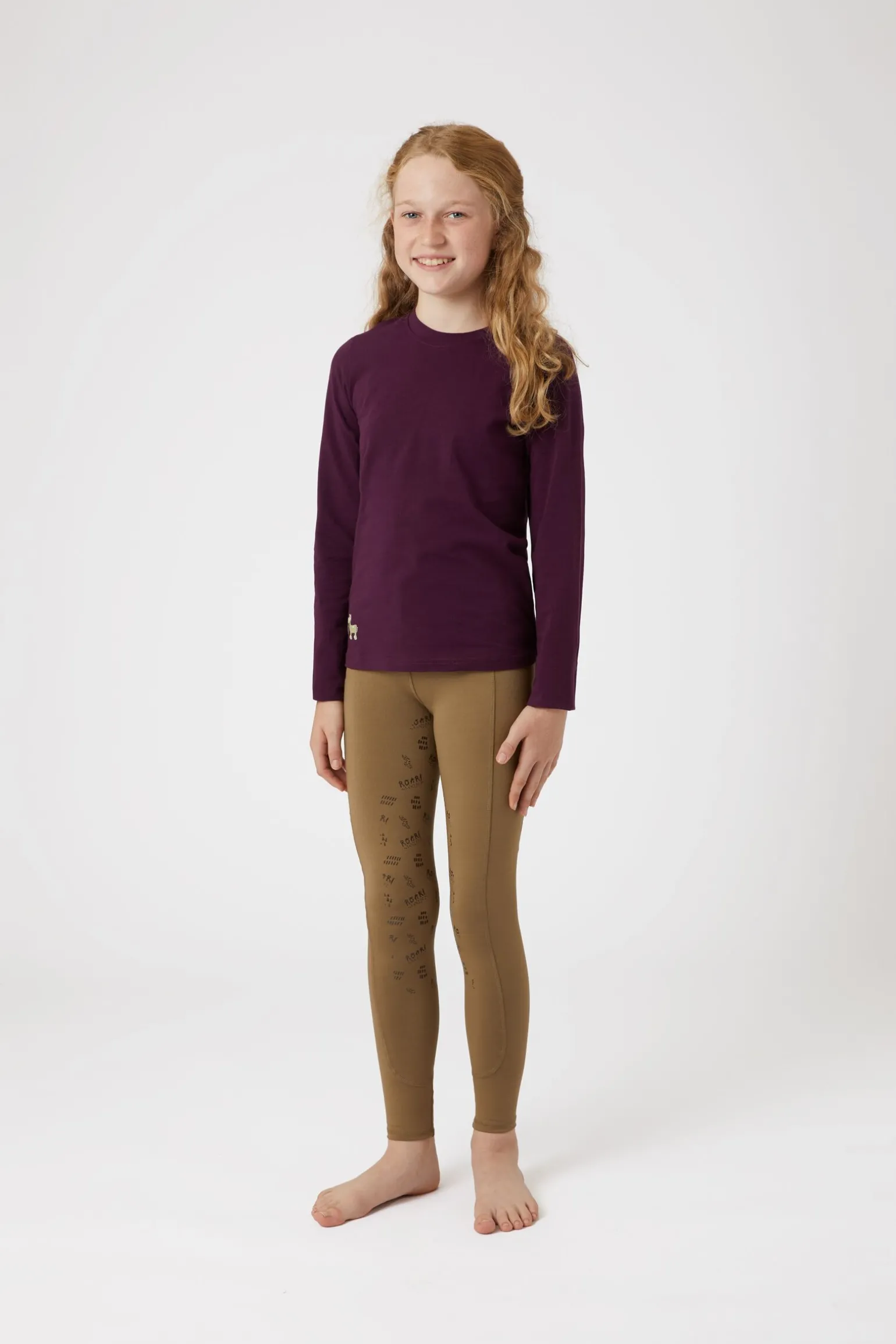 Horze Monster langermet skjorte til barn