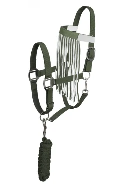 Horze Moreton grime, leietau og fluefrynser, sett