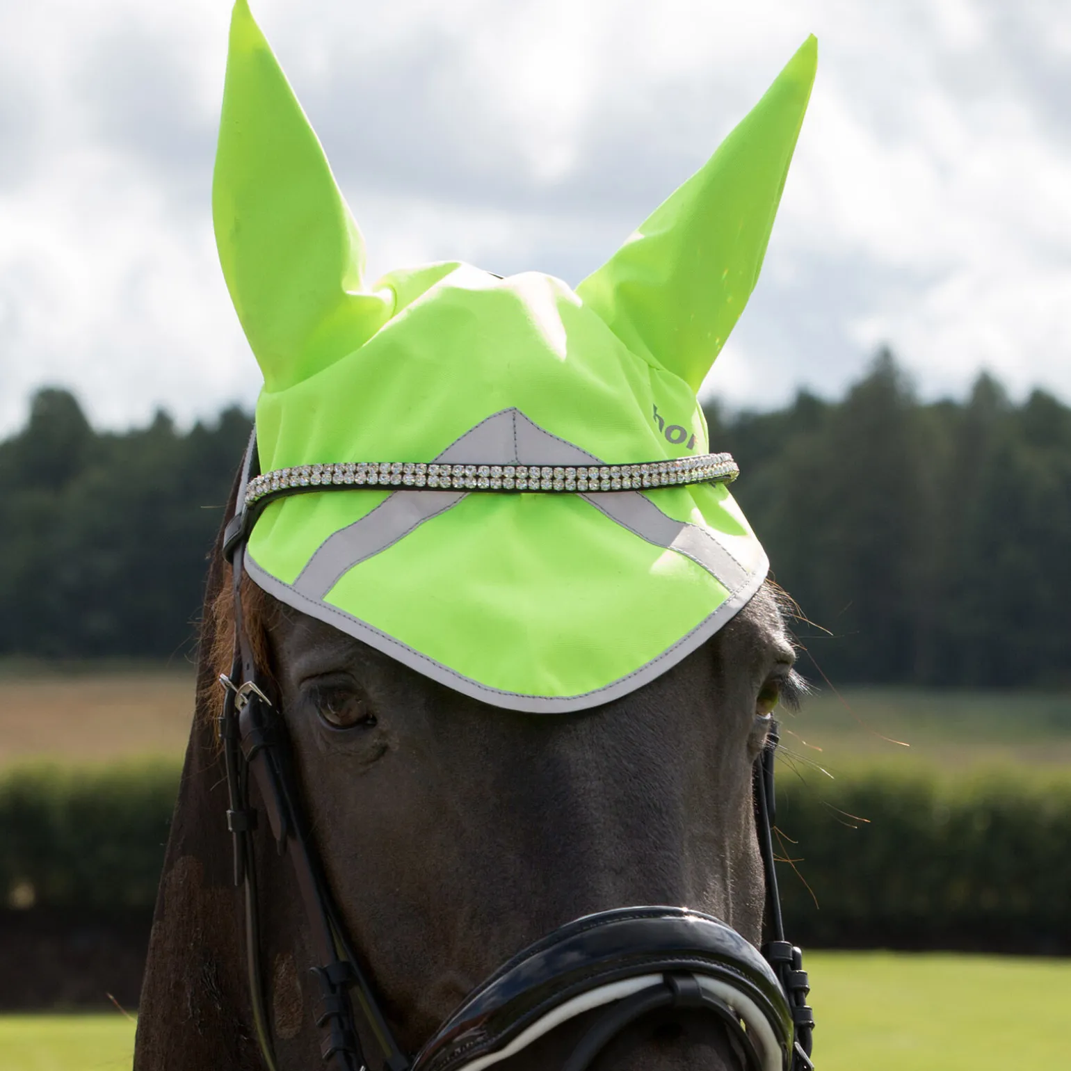 Horze reflekterende ørehette
