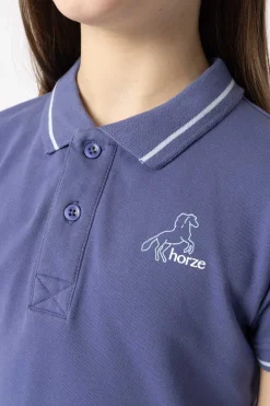 Horze Sohra funksjonell poloskjorte til barn