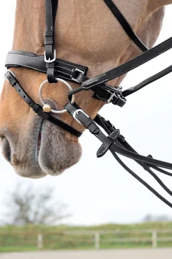 Horze Sparta glidetøyler i nylon/lær