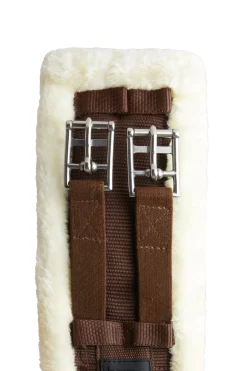 Horze Tartu dressurgjord i neopren med fast fuskepels