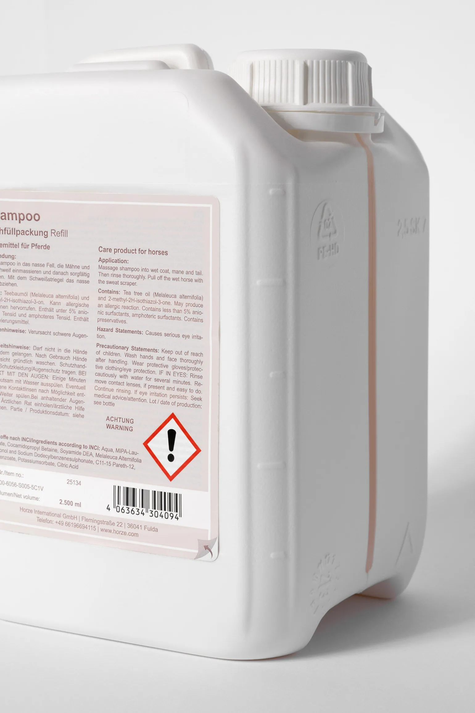 Horze Tea Tree Oil Shampo Refill, 2.5l