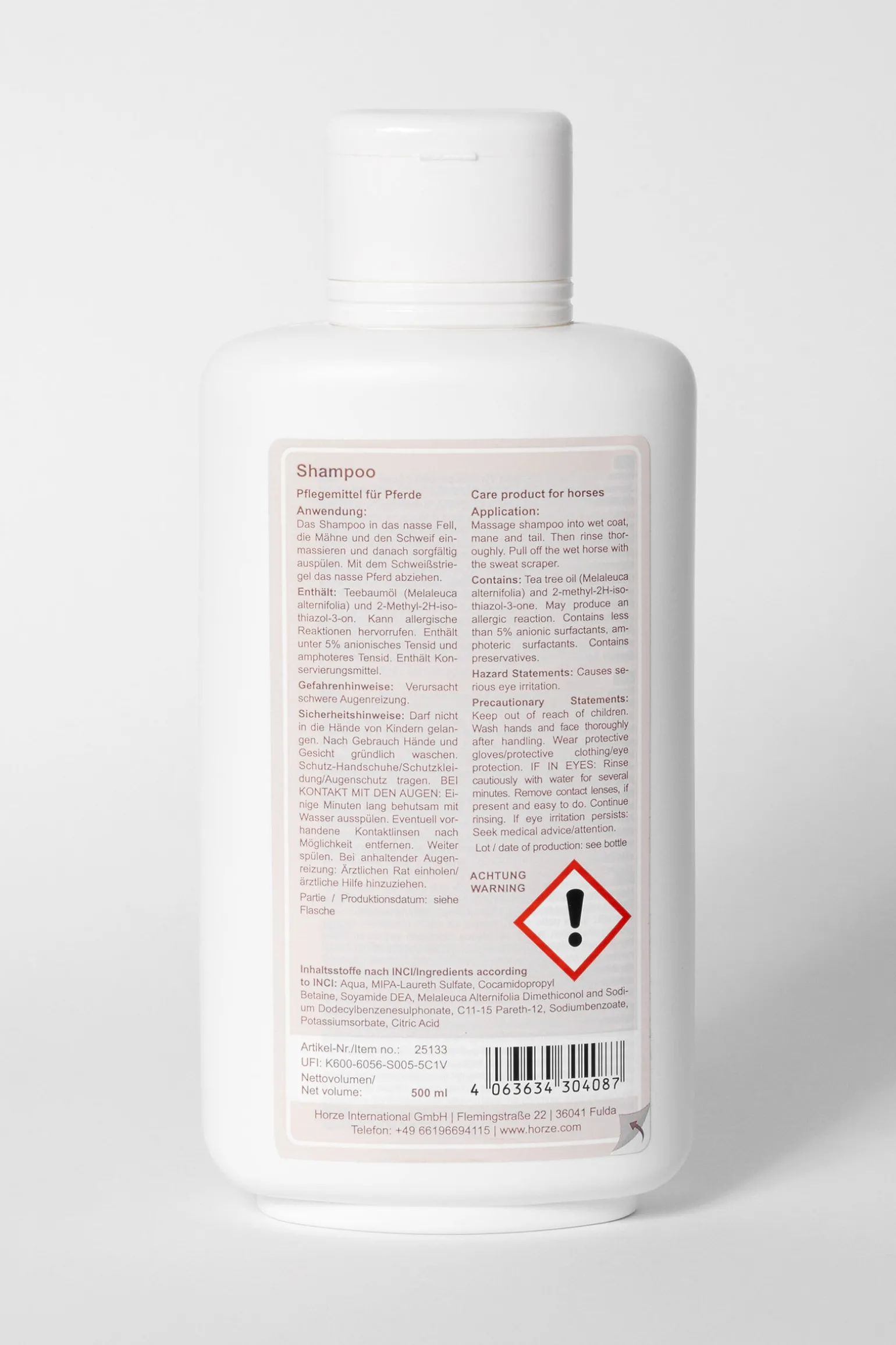 Horze Tea Tree Oil Shampoo, 500ml