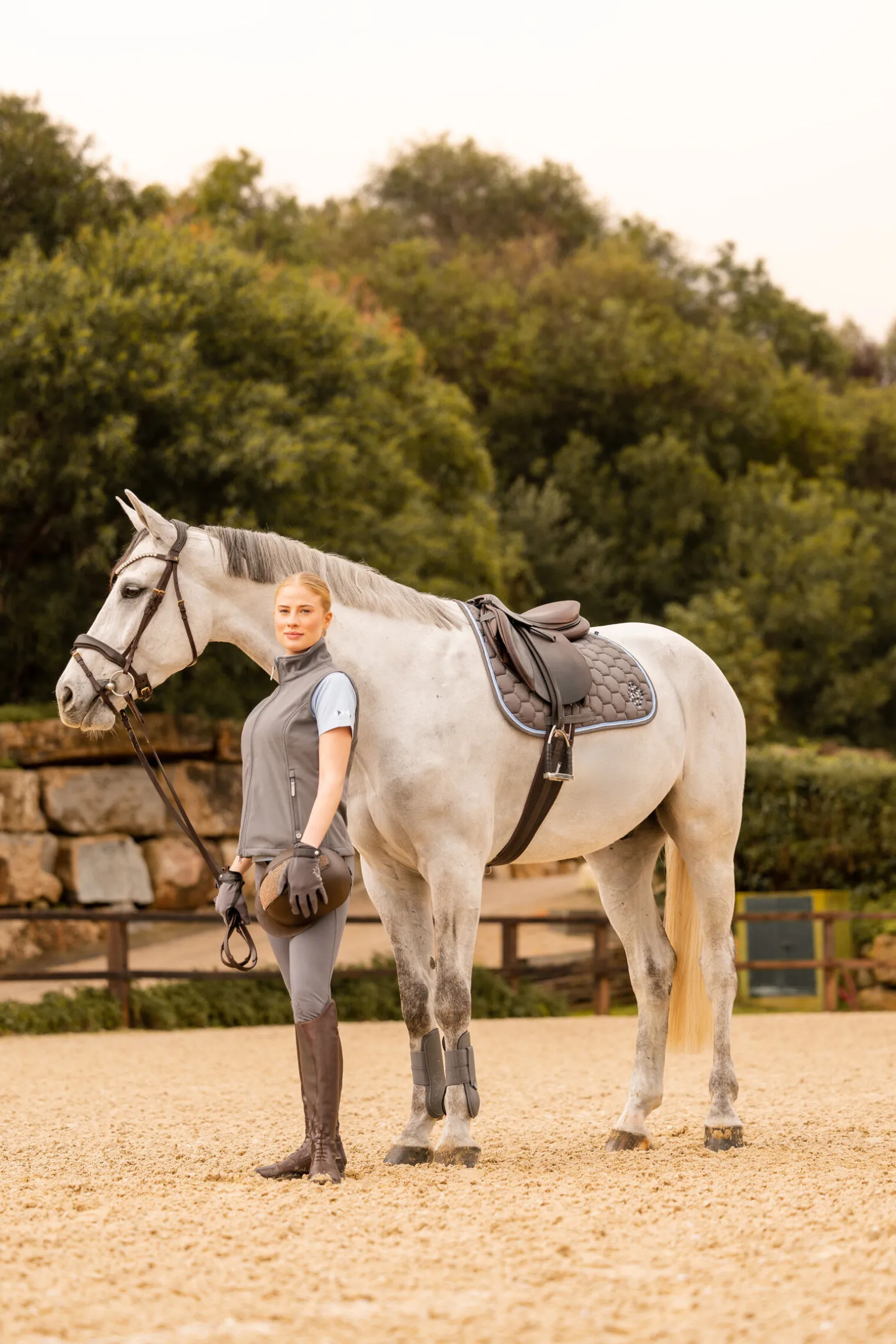 Horze Trisha vest i softshell til dame