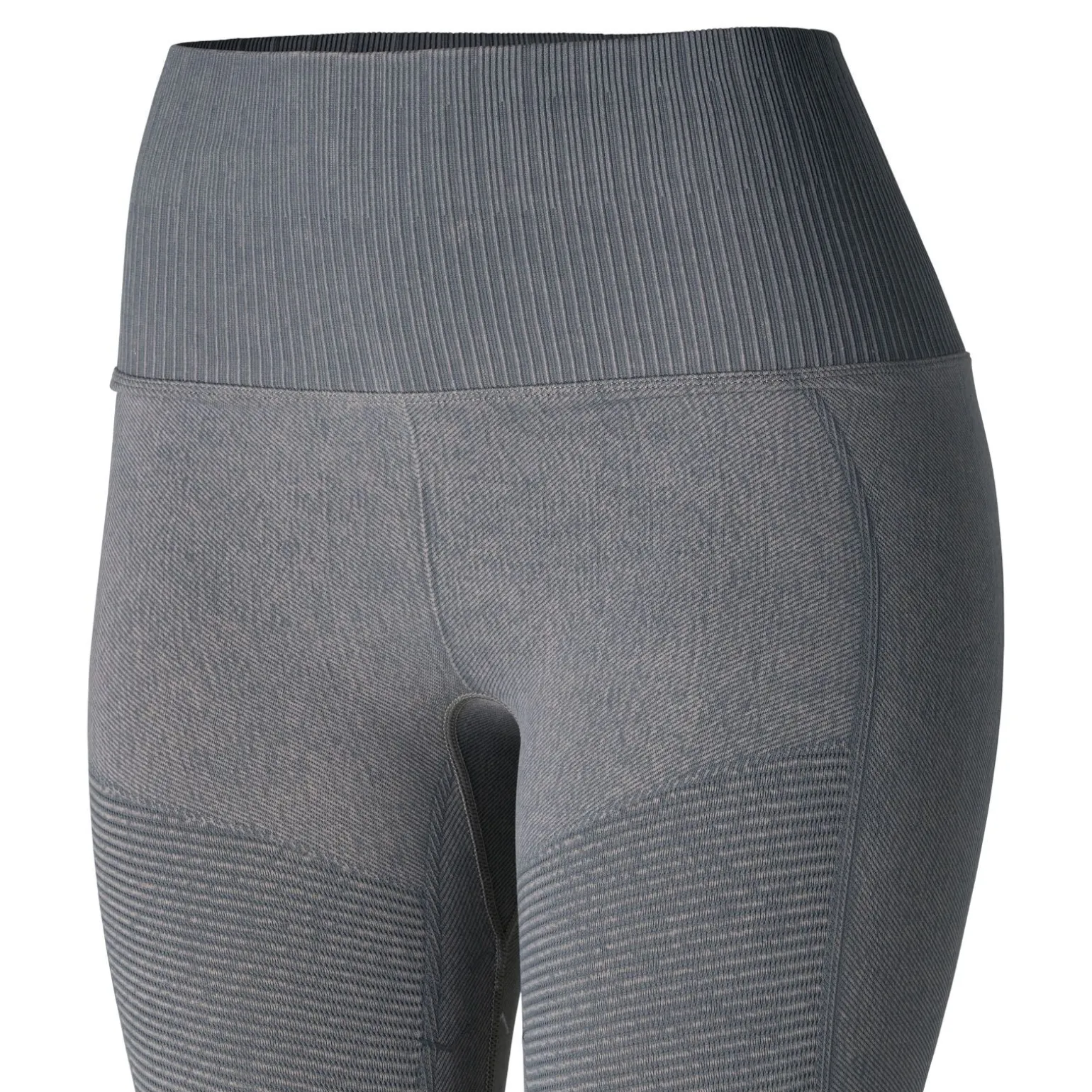 Horze Vanessa tights i denimutseende, sømløs, helforsterket med silikon, dame