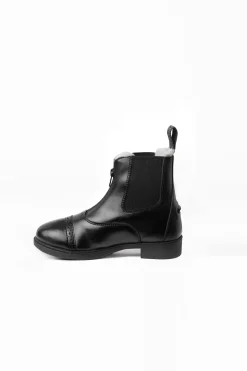 Horze Wexford jodhpur-vintersko med fuskepels og frontglidelås til barn