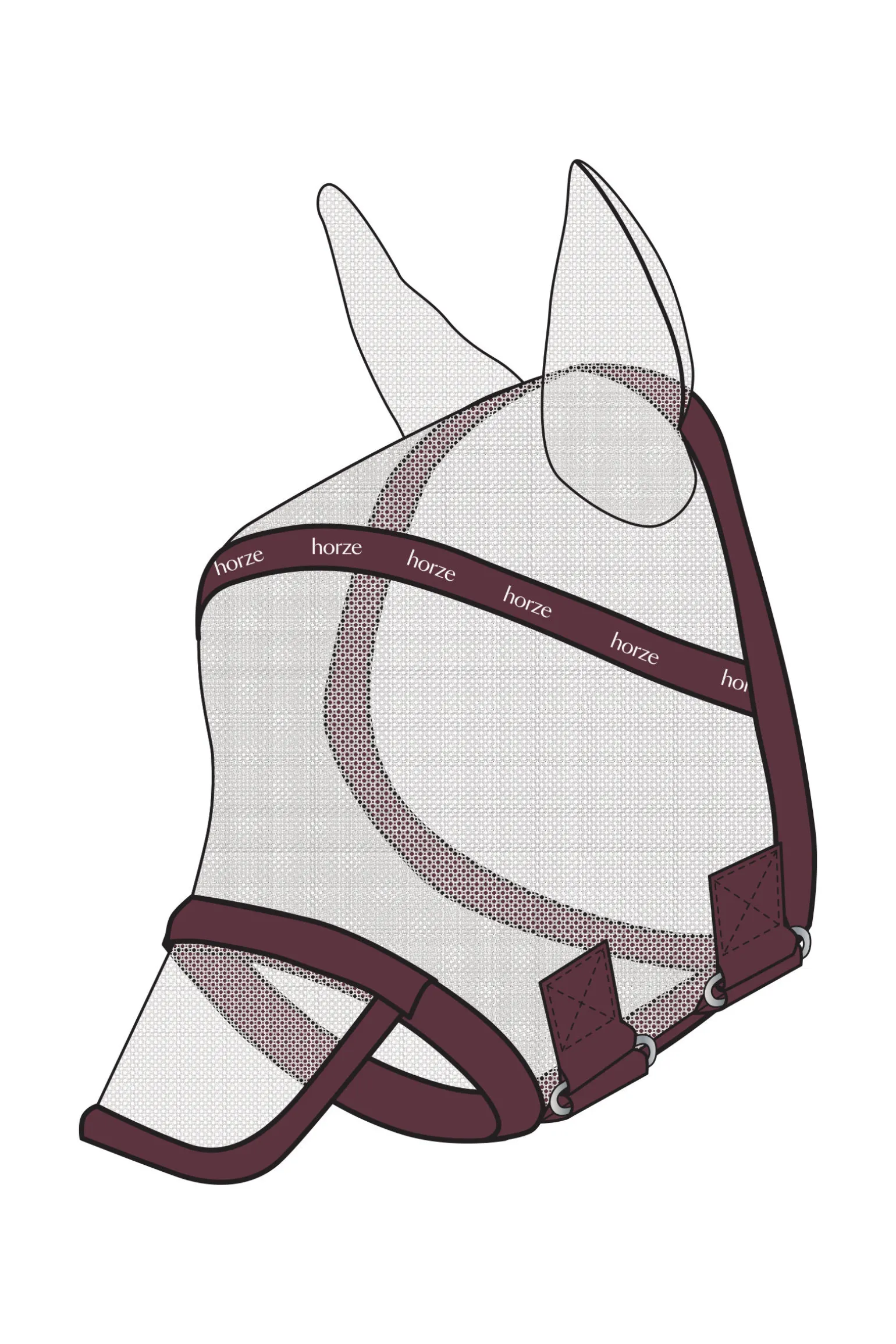 Horze wire-formet fluemaske