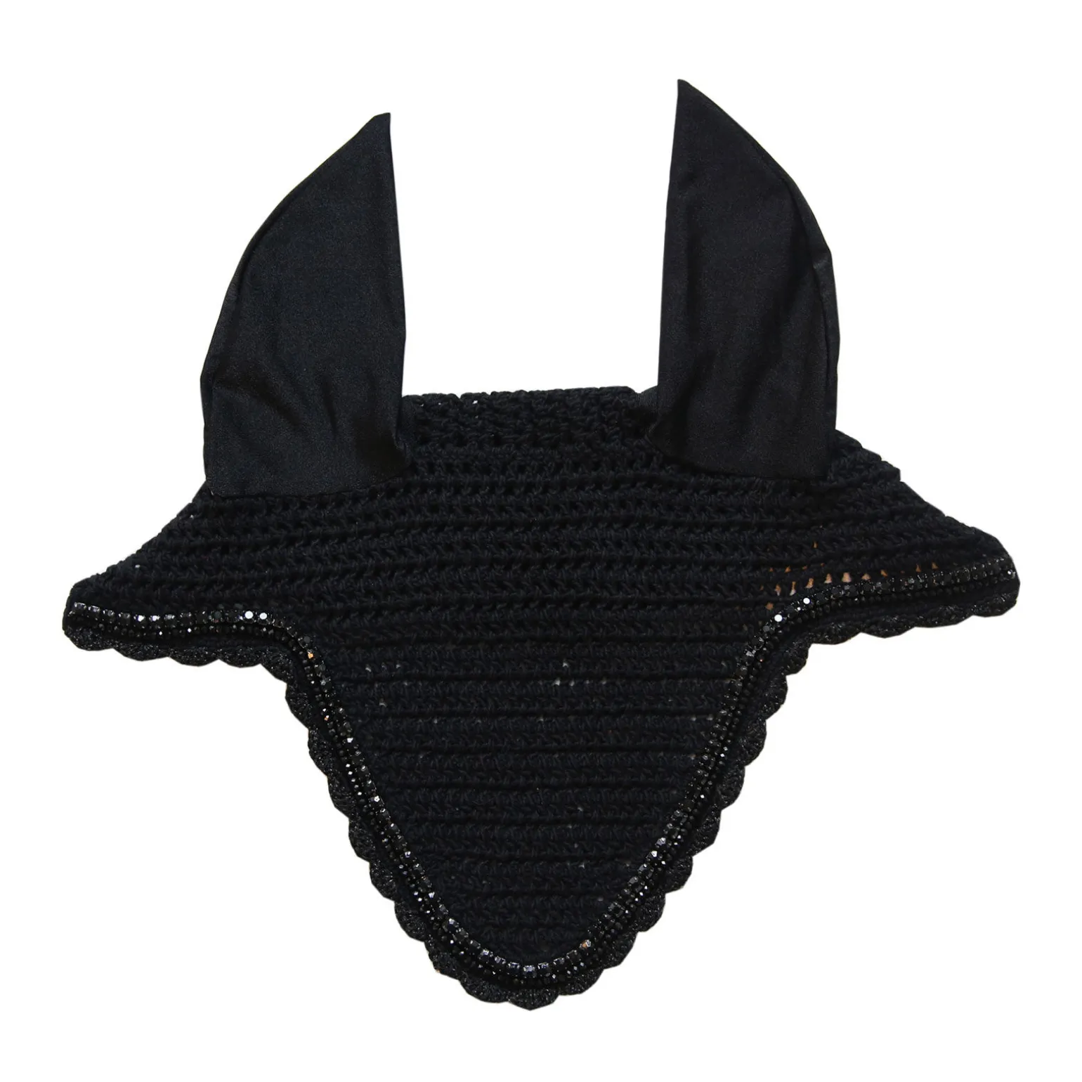 Kentucky Horsewear lang ørehette med steiner og perler