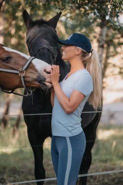 Mountain Horse Active Stripe T-skjorte for kvinner