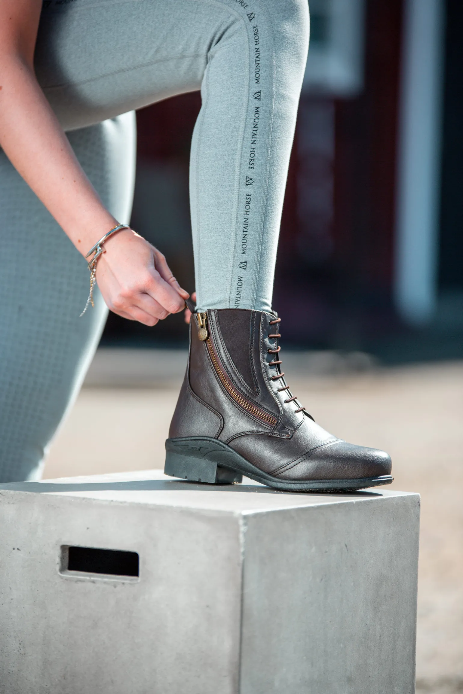 Mountain Horse Veganza Paddock Støvler med sideglidelås