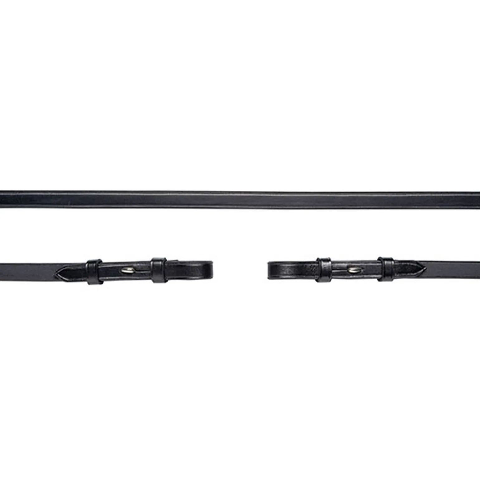 Schockemöhle Sports Double bridle tøyler, 13mm, krok, ingen stoppe