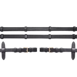 Schockemöhle Sports gummierte tøyler, med spenner