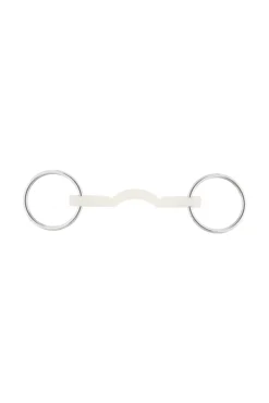 Sprenger Nathe mullen mouth bitt, 15mm, myk, med port (70mm ring)