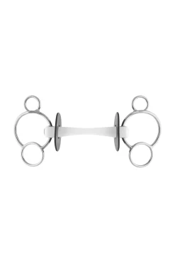 Sprenger Nathe 3-rings bitt 20mm med fleksibel mullen mouth (70mm ring)