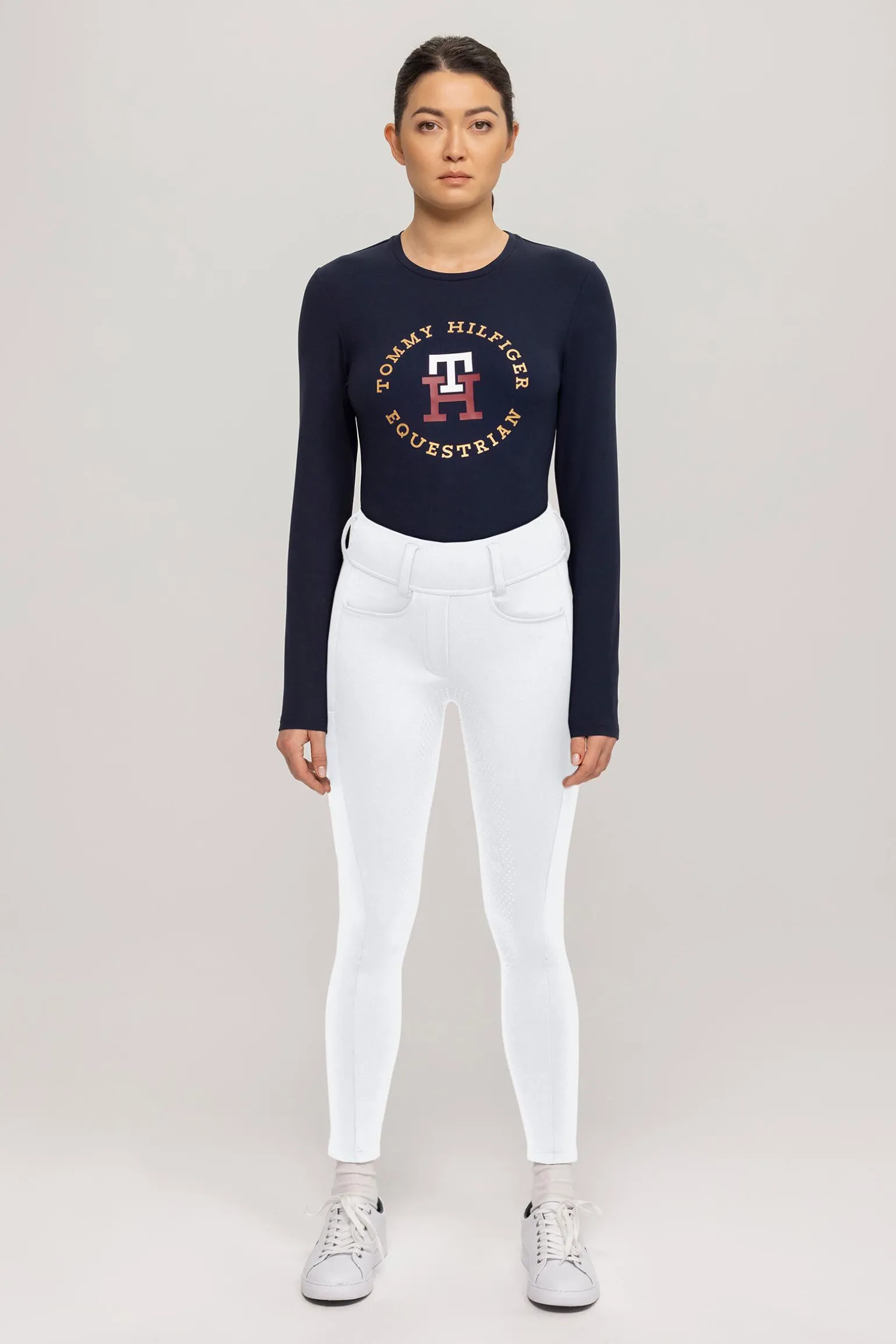 Tommy Hilfiger Equestrian Vermont helforsterkede ridebukser for kvinner