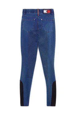 Tommy Hilfiger Equestrian Queens Denim Full Grip Ridebukse