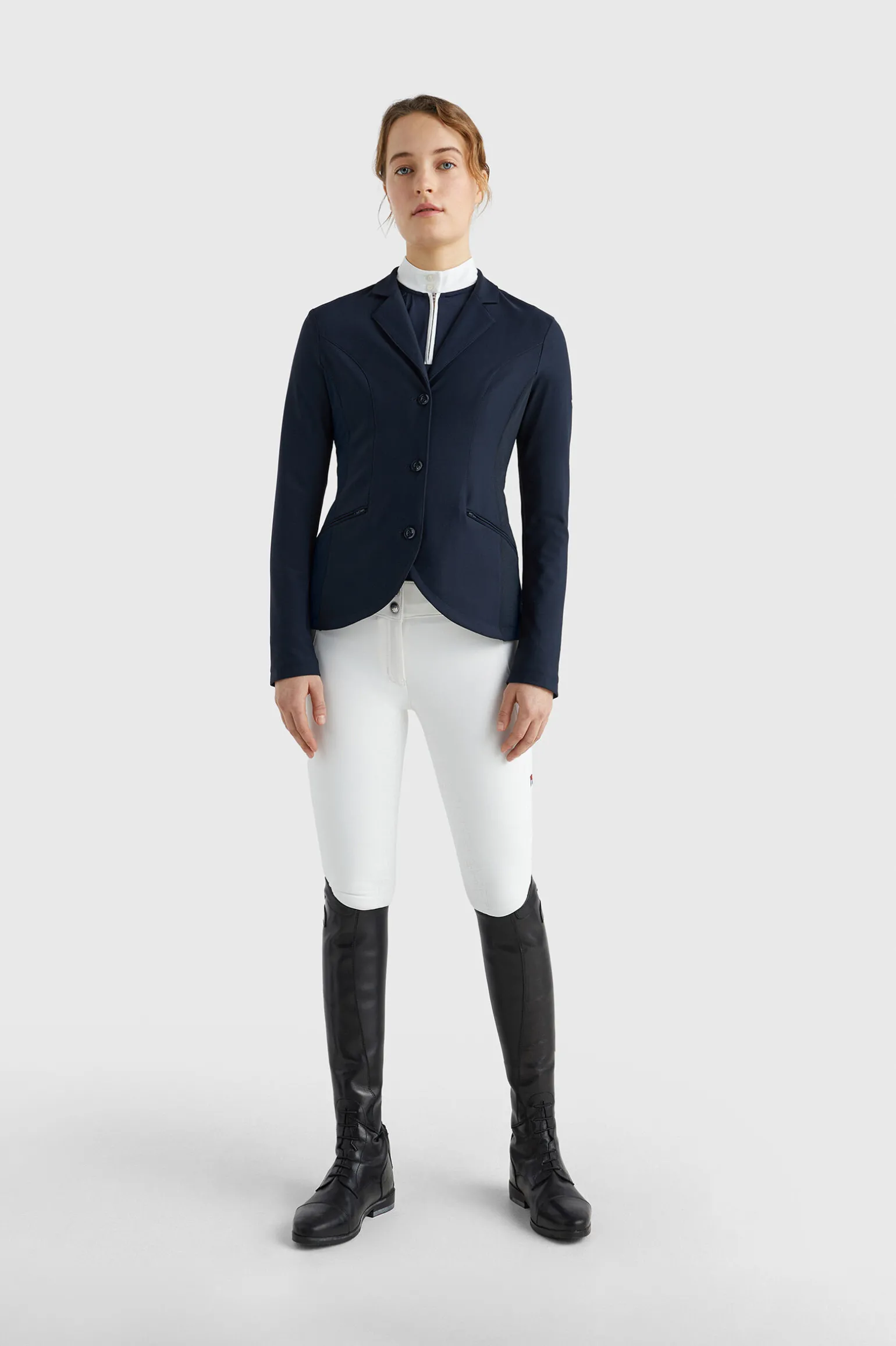 Tommy Hilfiger Equestrian Performance Show-skjorte for kvinner