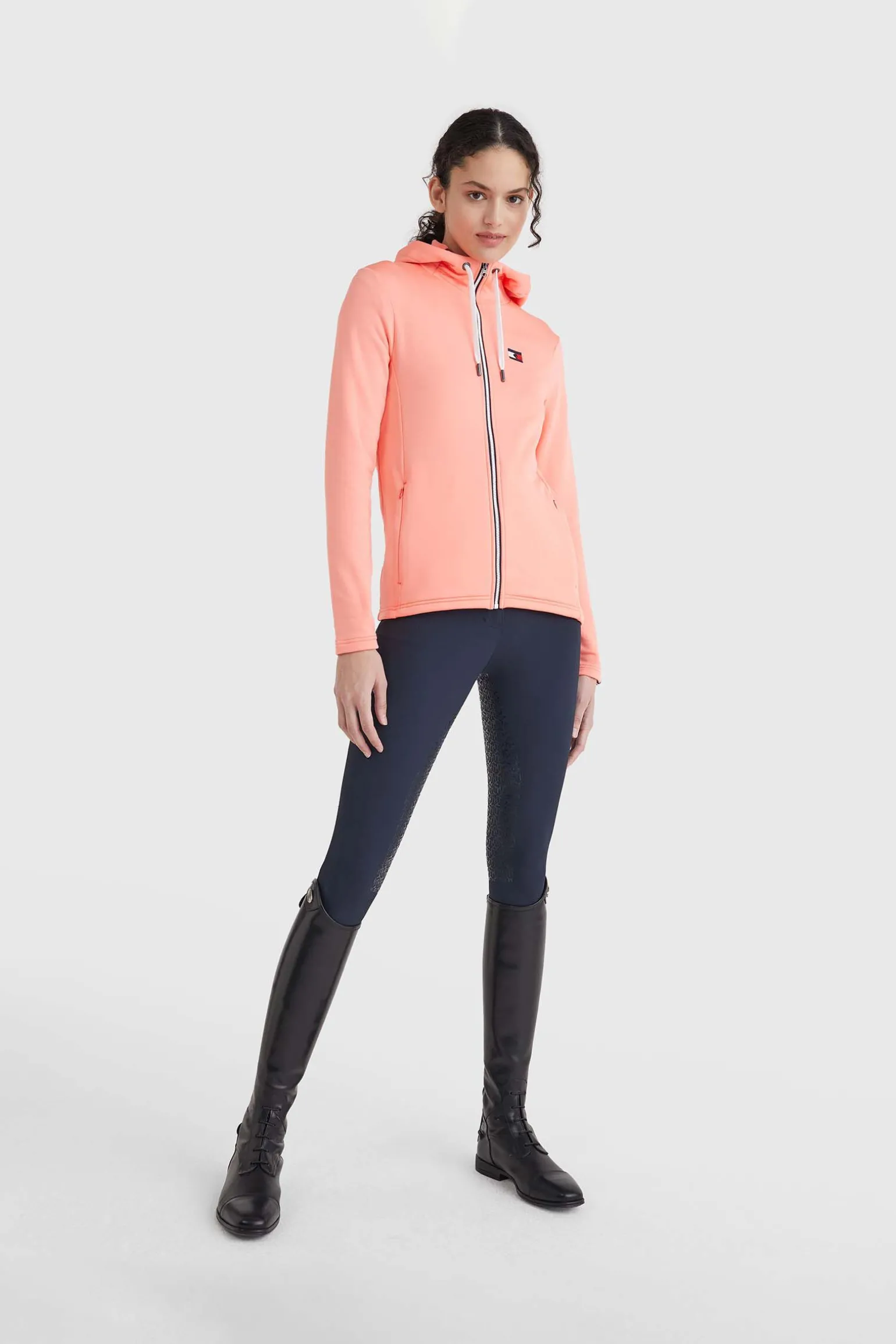 Tommy Hilfiger Equestrian Performance ensfarget treningsjakke