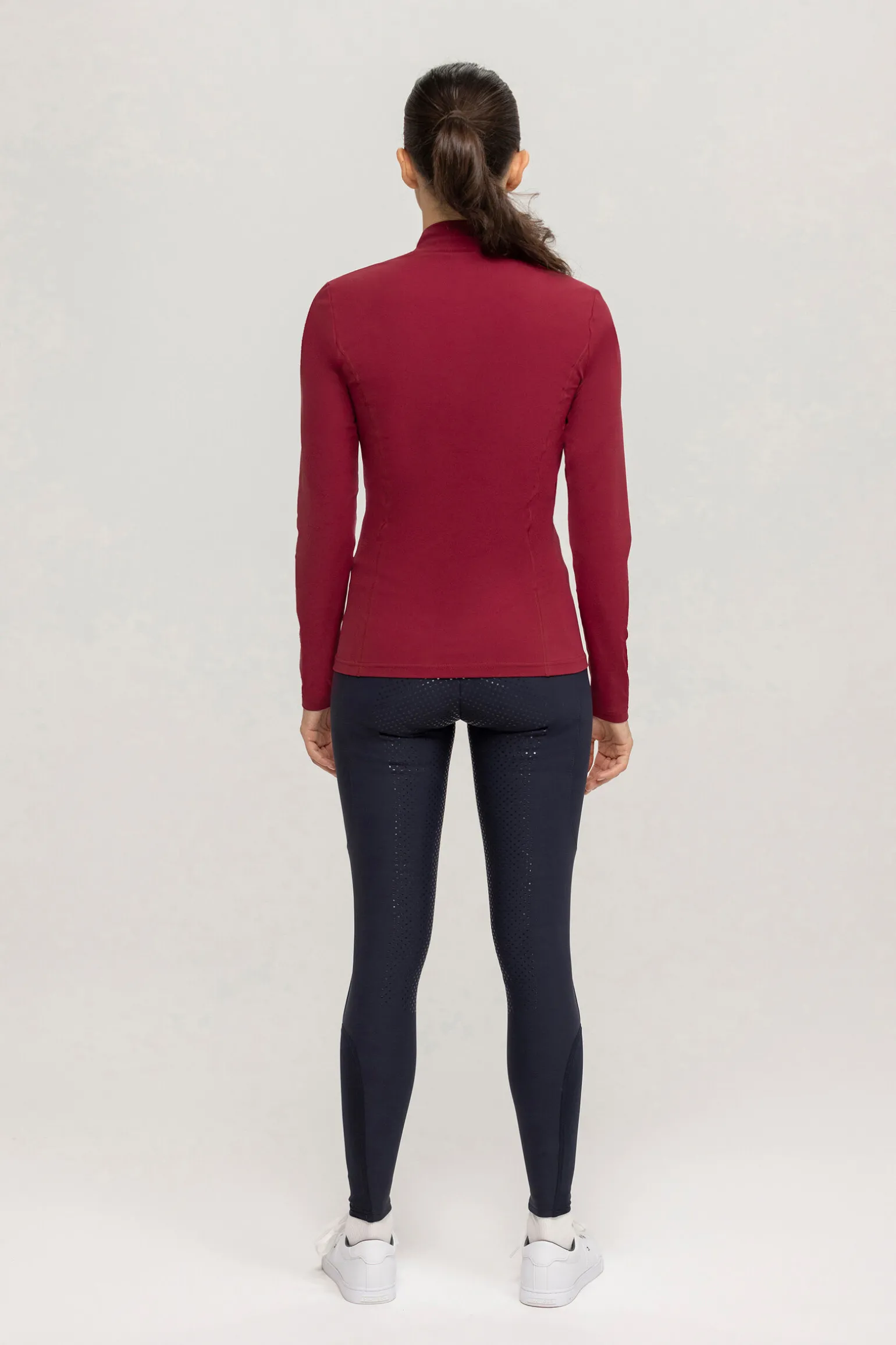 Tommy Hilfiger Equestrian langermet genser med høy hals for kvinner