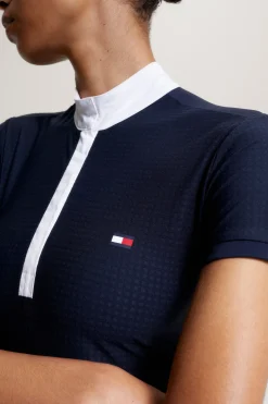 Tommy Hilfiger Equestrian Chelsea Avkjølende Polo-skjorte med korte ermer og logo