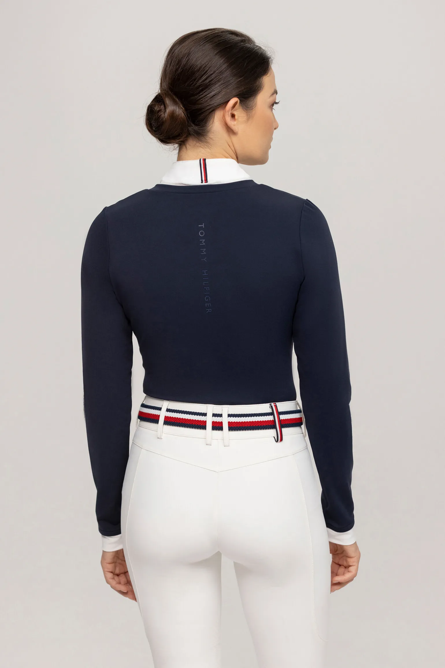 Tommy Hilfiger Equestrian Montana dames 2-i-1 stevneskjorte
